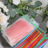 Reusable Hand-Held Zipper Juice Pouches - Perfect for Parties and Wedding Drinkware